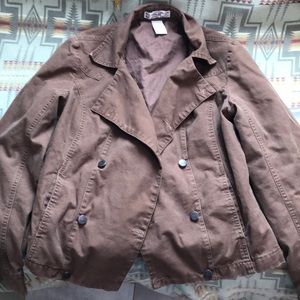 American rag brown Jacket women’s M  100% cotton